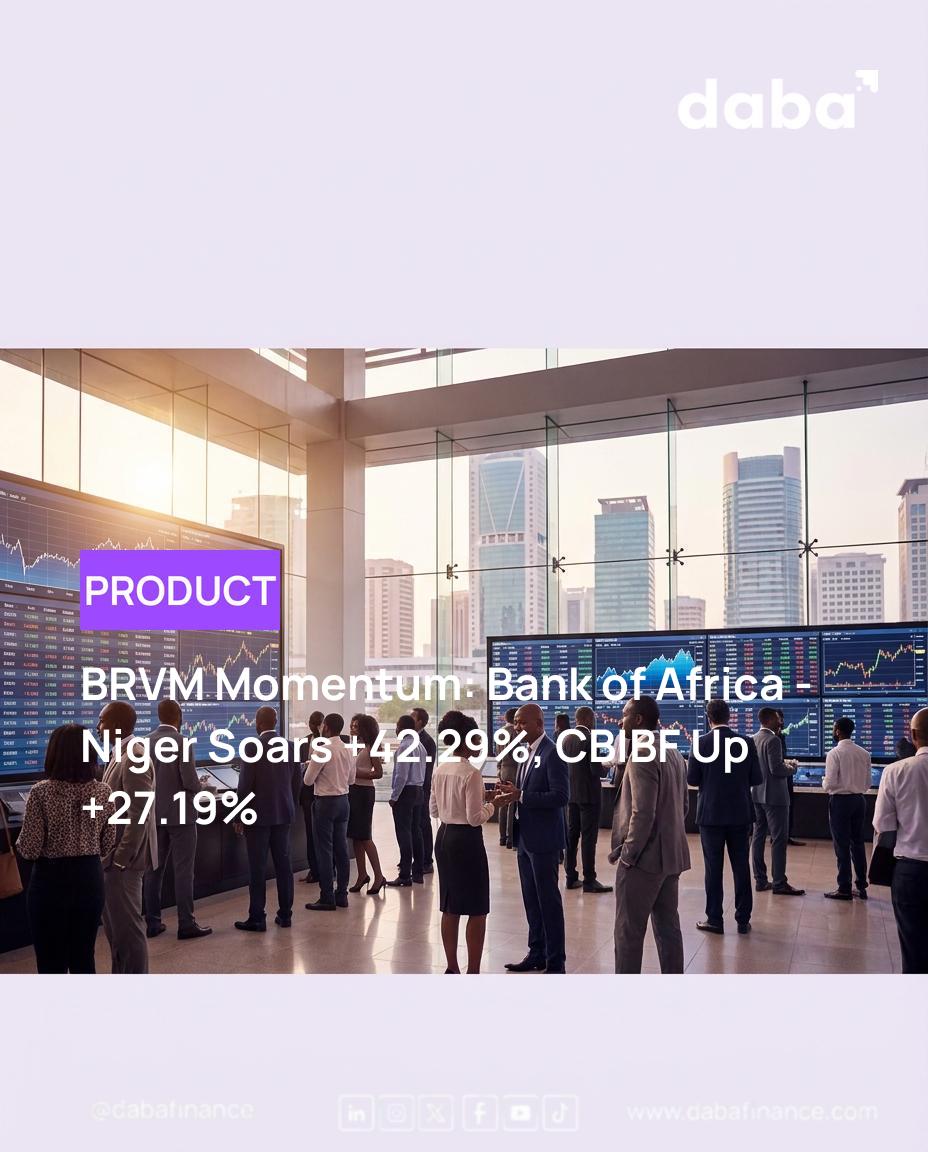 Bank of Africa - Niger Explodes on BRVM with Staggering +42.29% Surge!