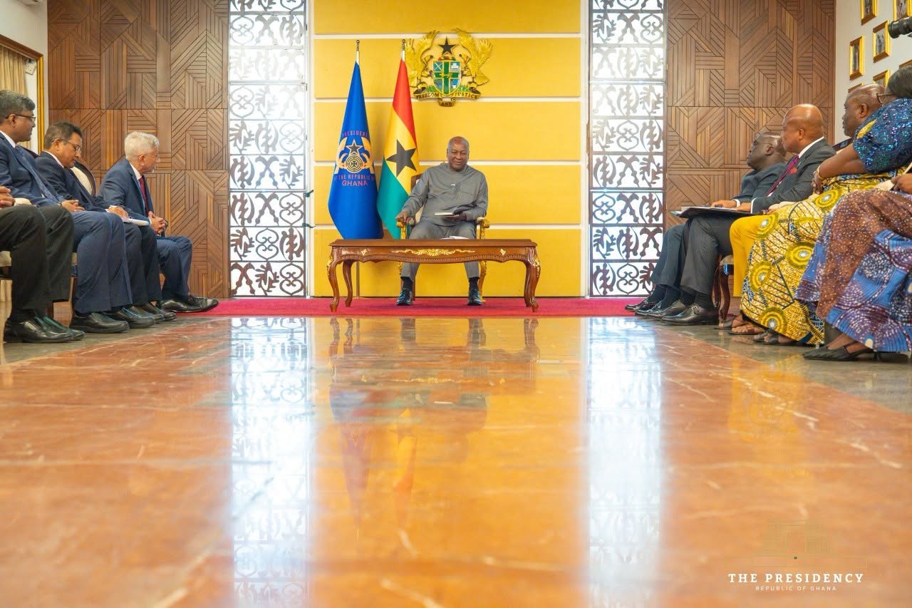 Flags of the BRICS countries and Ghana, symbolizing economic cooperation.