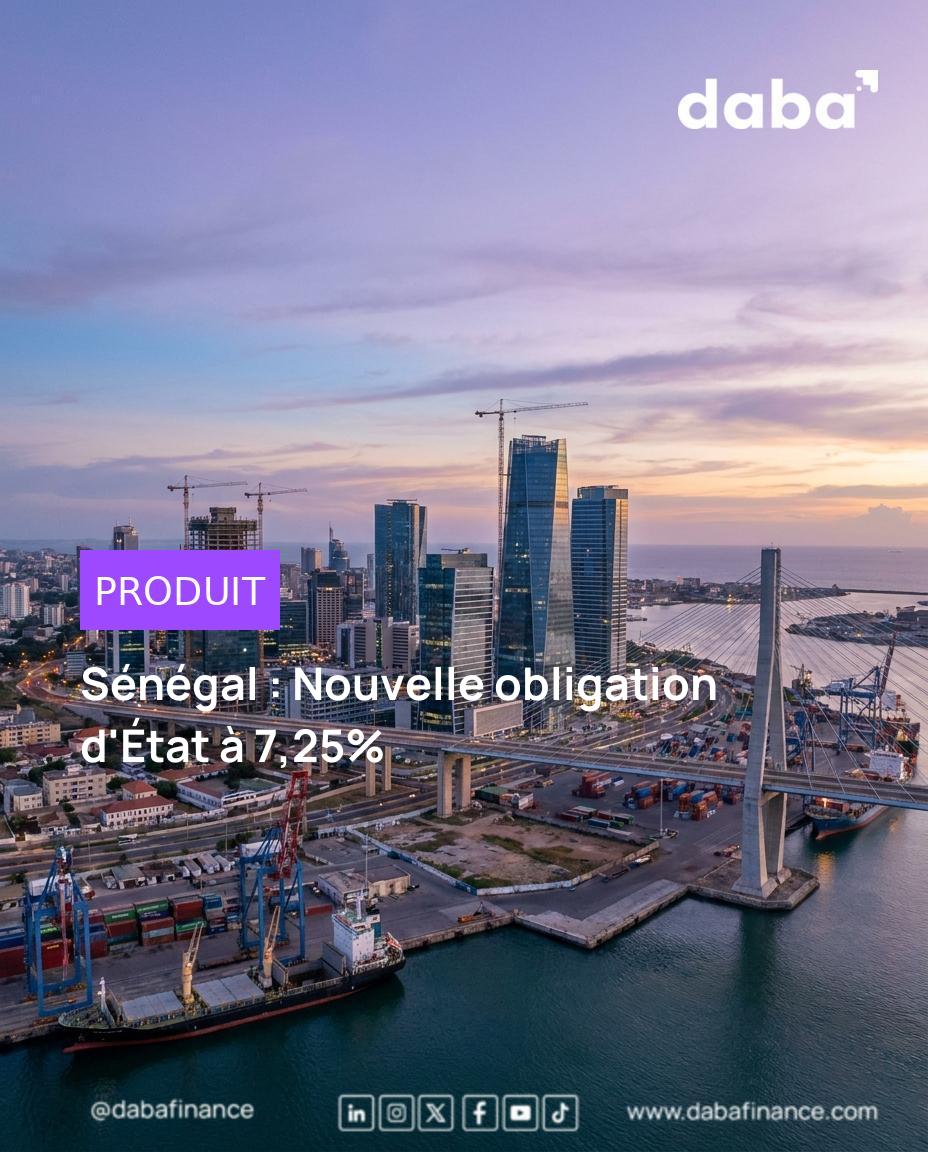 Graphique illustrant la croissance d'un investissement obligataire sénégalais